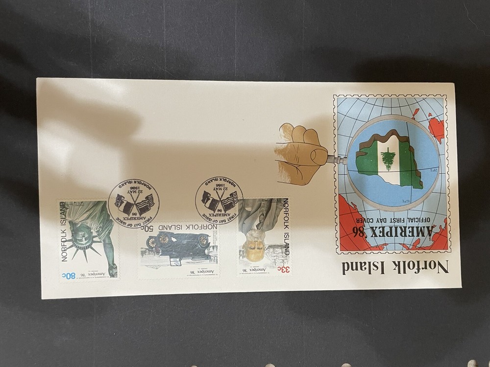 FDC Ameripex 86 Envelope & Card. Mint Condition.