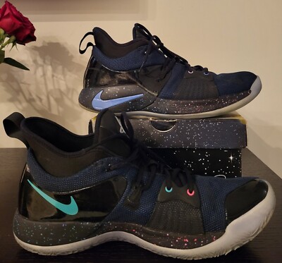 Nike Paul George 2 PG2 Black Racer Blue PlayStation AT7815 002