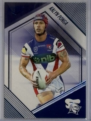 2025 NRL ELITE RUGBY LEAGUE   KALYN PONGA BLUE SAPPHIRE INSERT CARD *19/27*