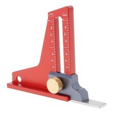Woodworking Height Gauge, Precision CNC-Machined Depth Measuring Tool, Anodiz...