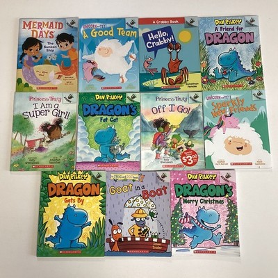 Acorn Readers Lot of 11 Books Scholastic Dragon Frog Dog Truly