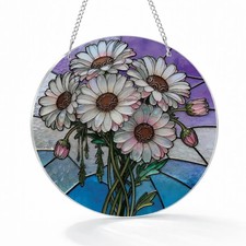 Flower Window Hanging Suncatcher Mothers Day Gift Floral Decor for Mom Sunroom