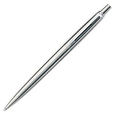 Jotter Stainless Steel Ballpoint Pen, Medium Point, Black Ink