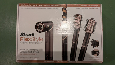 Shark FlexStyle Air Drying Styling System with Ultimate 6PCS Accessory HD440BK
