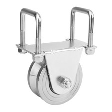 Heavy Duty 4" V-Groove Slide Gate Wheel Kit - Dual Sealed Bearings, 3000lbs C...