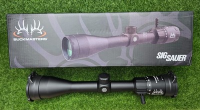 Sig Sauer #SOBM43001 Buckmasters BDC 3-12x44mm SFP Riflescope, Black