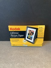 KODAK ULTIMA PHOTO PICTURE PAPER 60 Sheets High Gloss 4 x 6 Open Pkg