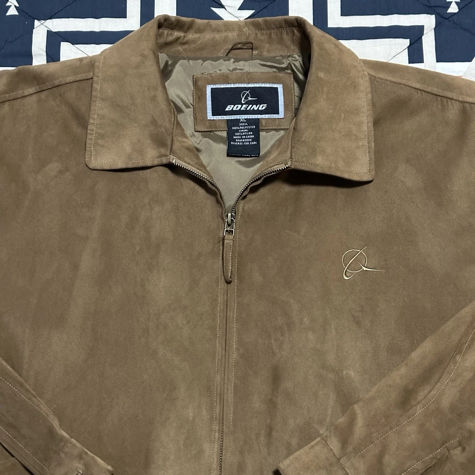 Vintage Boeing Aviator Pilot Flight Jacket Men’s Brown Size XL - Image 3 of 4