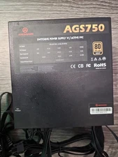 Aresgame 750W AGK750 80 Plus Gold Modular Power Supply