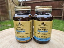 2X Solgar Formula VM Prime for Adults 50+ Multi Vitamin 60 TABLETS