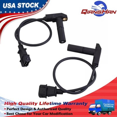 For Porsche 924 944 Crankshaft Position.Reference Mark Crank Speed Sensor 2pcs