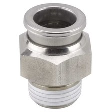 Smc Kqg2h11-N03s 3/8" Tube X Mnpt Ss Male Adapter