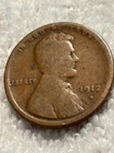 1912 d lincoln cent vg stock picture