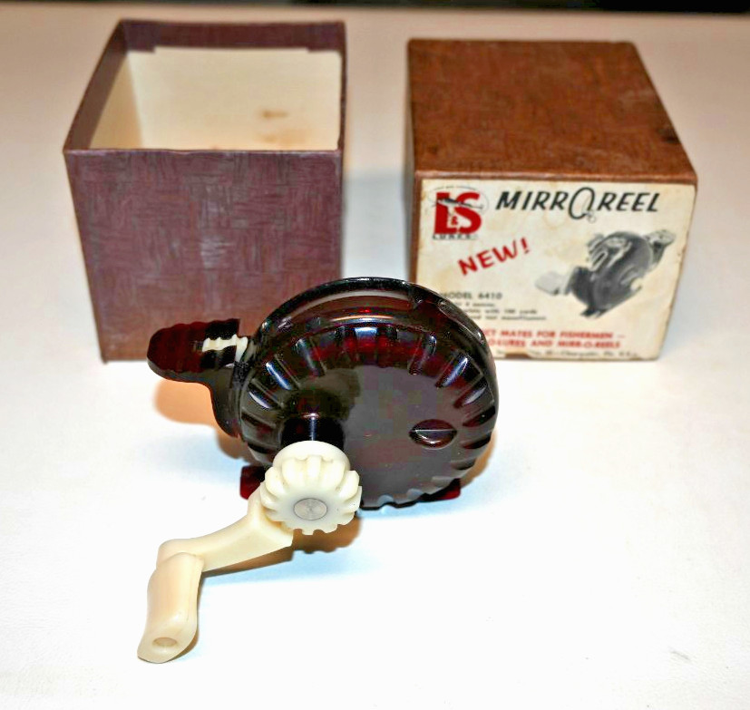 Rare L & S Bait Co. Mirroreel Model 6410 Casting Reel in Box