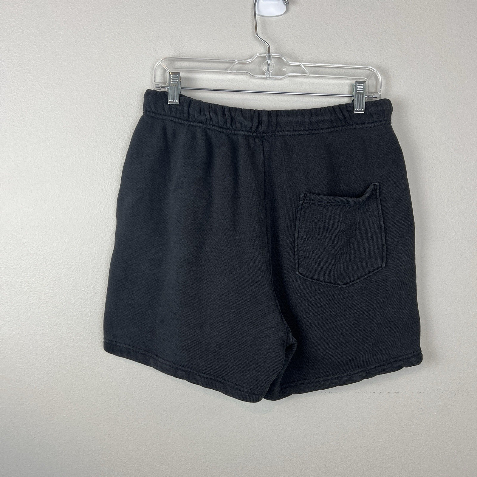 Elwood Core Comfort Organic Cotton Sweatshorts Faded Black Sz S *READ