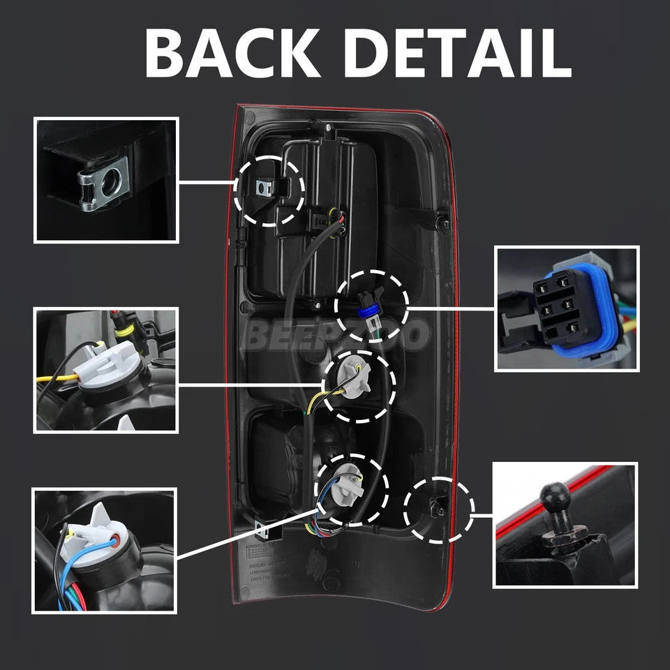 For Holden Colorado Tail Lights Turn Signal Light 2012-2020 LH New Left LED 12V - image 3 of 4