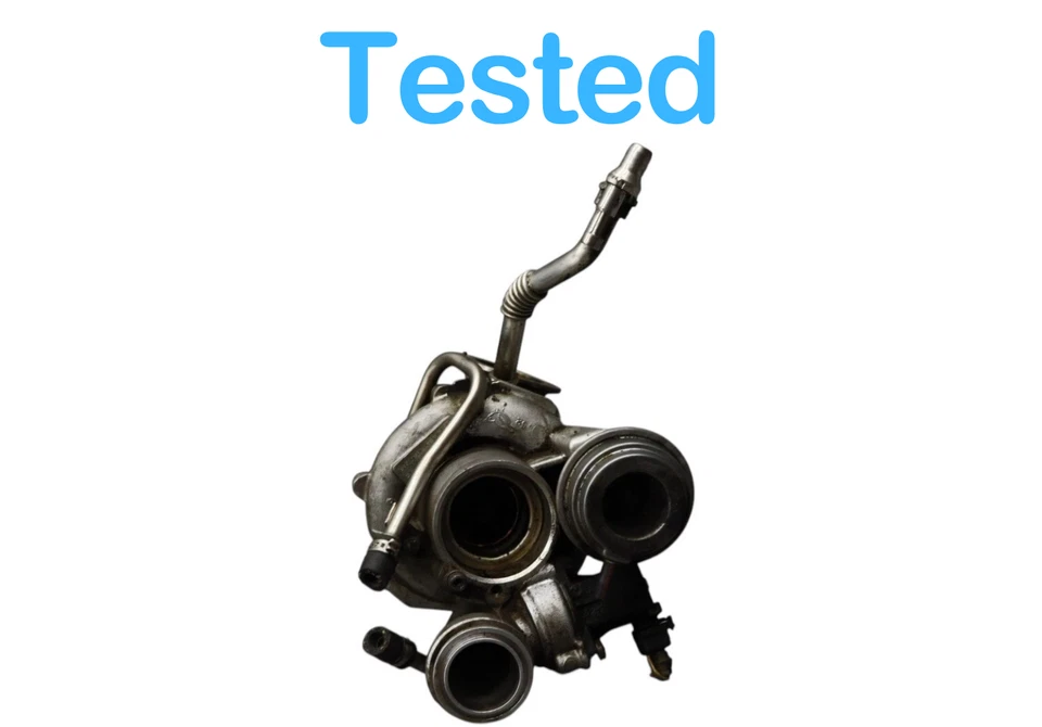 Turbocompresor cargador motor BMW 750i 750Li F01 F02 10-12 7576985 OEM Foto 3 de 4