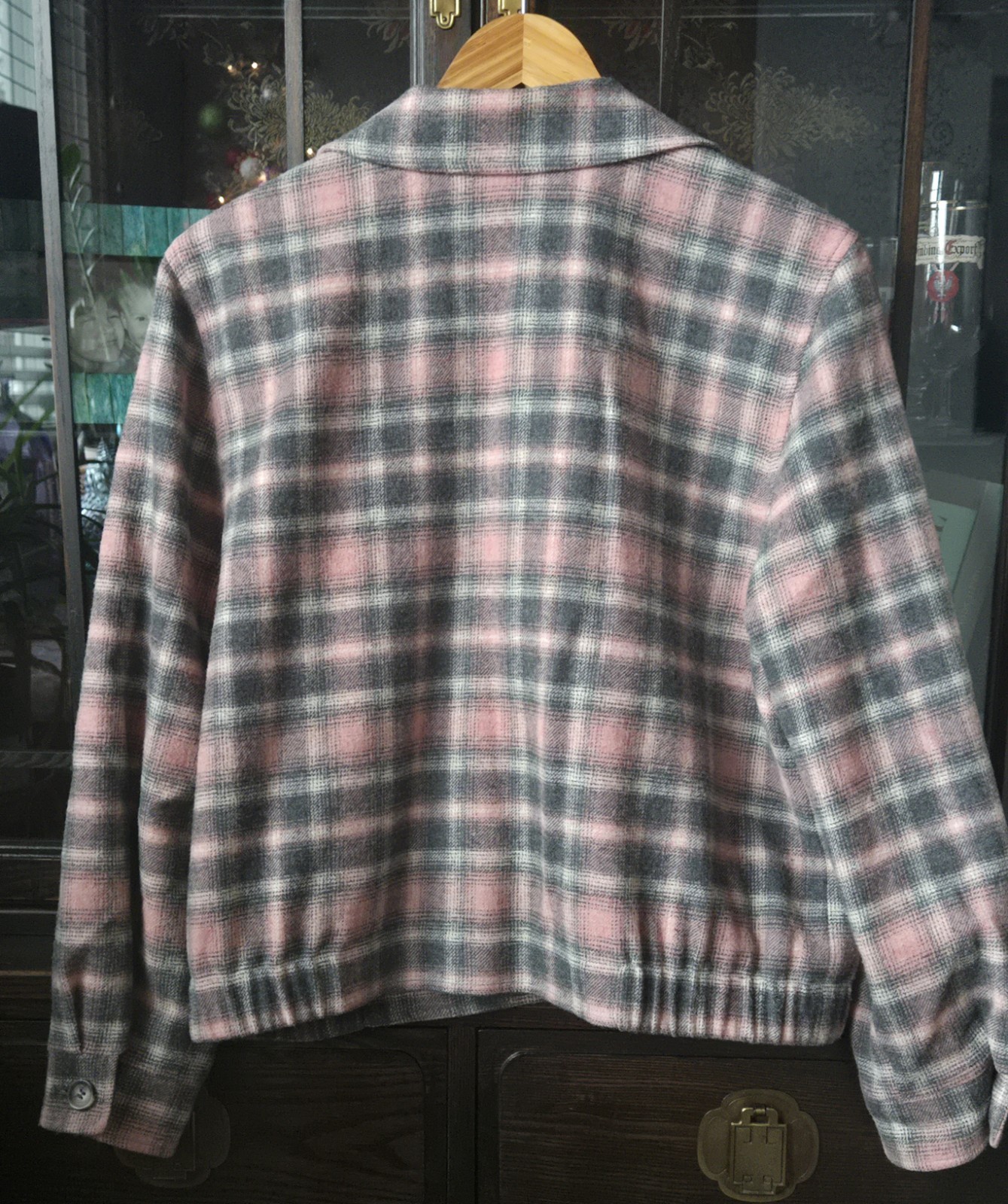Vintage Pendleton Wool Button Down Jacket Pink an… - image 2