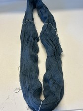 Large Hank LACE SOFT Novelty Peru Alpaca Wool Yarn 1lb 1oz 490gr 828 Steel Blue