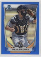 2014 Bowman Draft Chrome Blue Refractor 102/399 Blake Anderson #CDP34 c5r