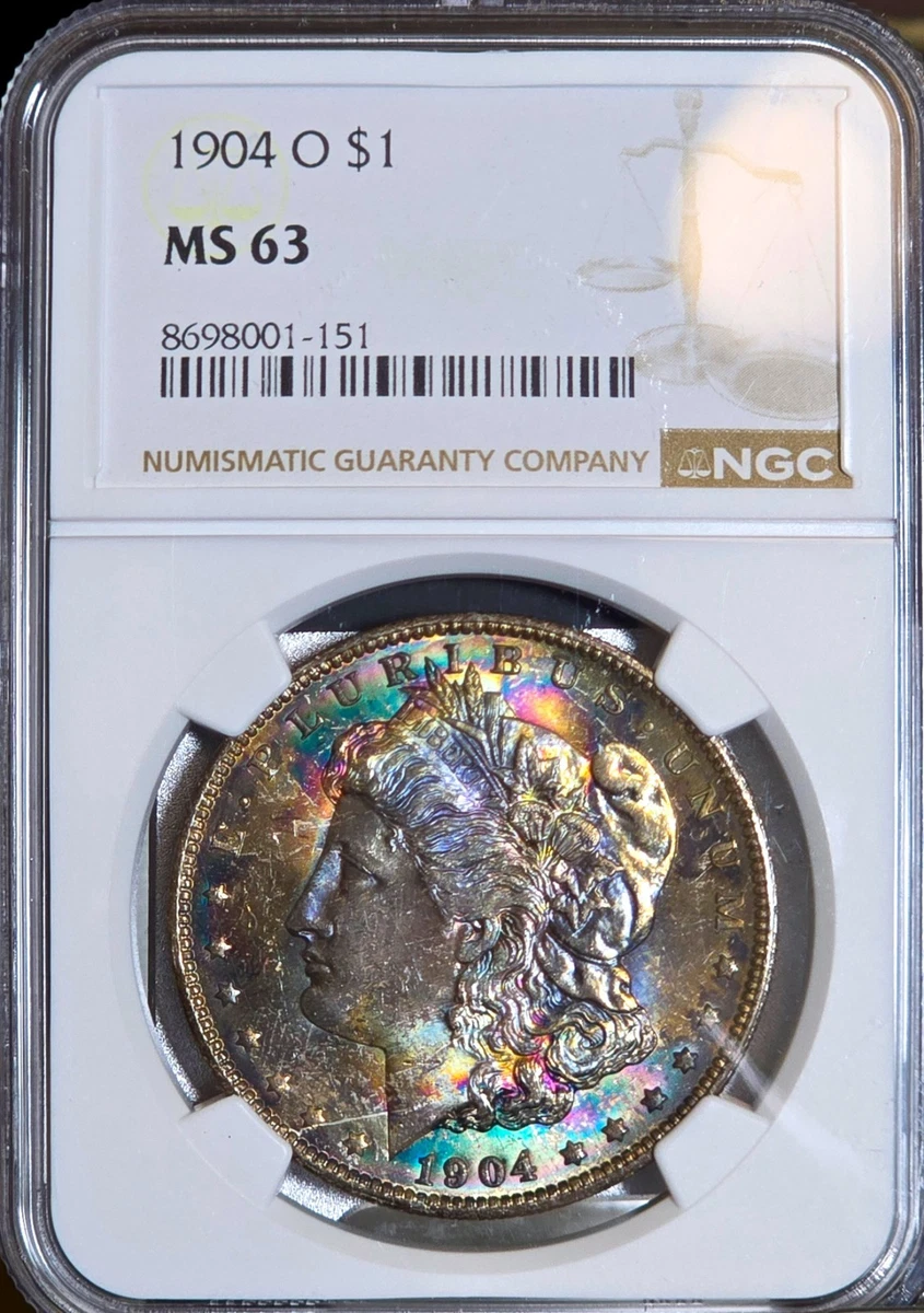 MS 63 Graded 1904 Year Morgan US Dollars (1878-1921) for sale | eBay