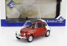 SOLID 1801409 FIAT 500 ITALIAN LIVERY TRIBUTE 1965 RED GREEN WHITE 1/18