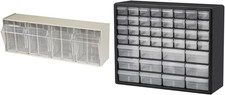 Tilt-Out Bin Organizer & 44 Drawer Storage Cabinet for Easy Access