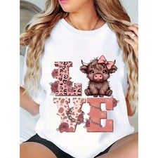 Plus Size Highland Cow Women's Shirt