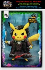 Pikachu As Sweeny Todd #97 Cosplay Halloween Holyday