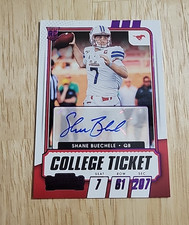 2021 Contenders Draft Picks SHANE BUECHELE College Ticket Purple Autograph Auto