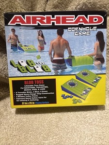 Airhead Inflatable Blob Toss Cornhole Yard, Pool, Beach Game Set 37”X26” Surface