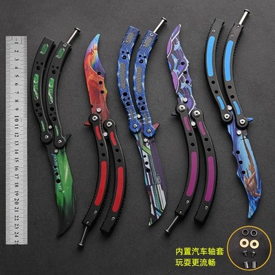 CS:GO Butterfly-Messer, Kamm-Klauenmesser, ungeschärfte Werkzeuge