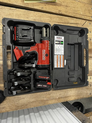 #ad #ad RIDGID® Model RP 210 B Compact Press Tool and Accessories $1300.00
