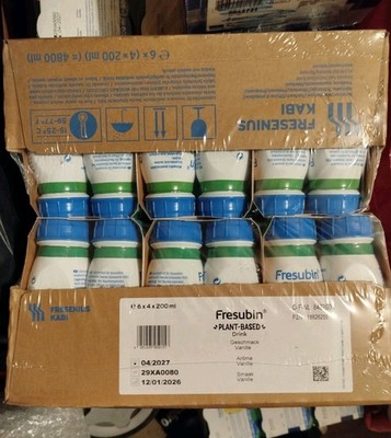 Fresubin Plant- Based Vanille Vegan Drink Trinknahrung 48X 200 ml  Mdh 04/2027 