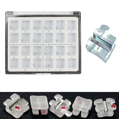 Dental Orthodontic Ceramic Bracket Aesthetic Clear Braces MBT 022 3M Clarity