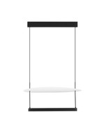 Nova Luce Diona Pendelleuchte Schwarz-Weiß HöHenverstellbar Dimmbar 40W