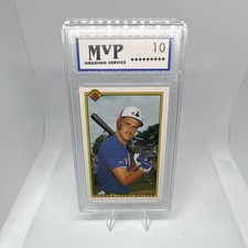Bowman 1990 Larry Walker #117 Montreal Expos MVP Grading Service 10
