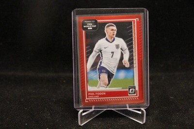 2025-26 Donruss Road to FIFA World Cup PHIL FODEN Optic Red #/199
