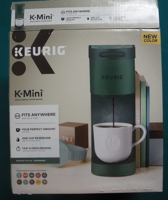 Keurig K-Mini Single-Serve K-Cup Pod Coffee Maker - Evergreen New in Box