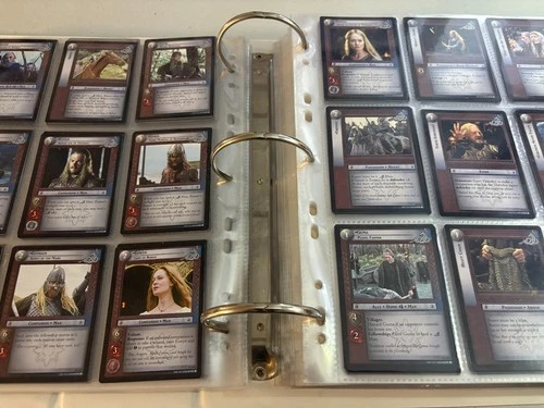 6x COMPLETE/NEAR COMPLETE LORD OF THE RINGS CCG TCG SETS SEE DESCRIPTION