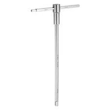 Sliding T-Handle Hex Key Wrench 4/5mm 3-Way Free Sliding Handle, Silver