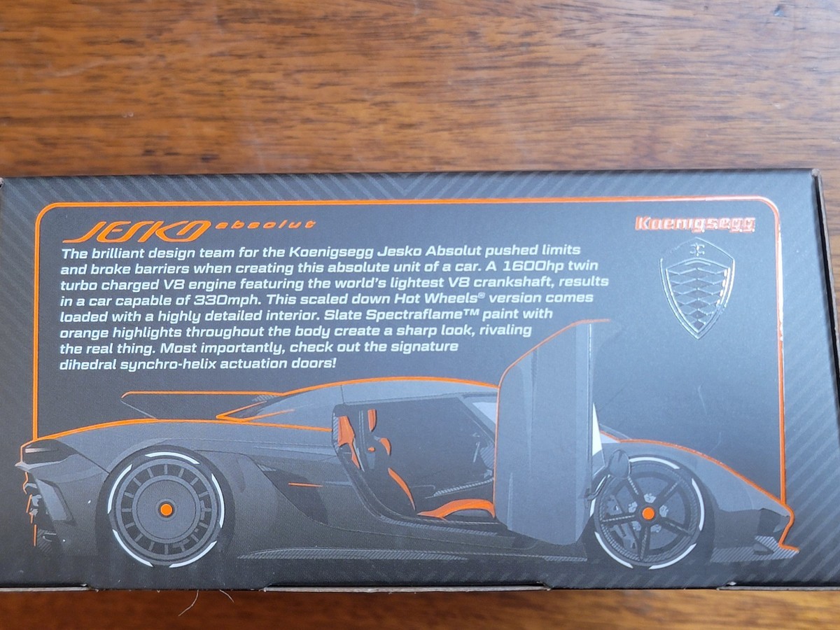 Hot Wheels RLC Koenigsegg Jesko Absolute Sealed Quick Sell Out | eBay