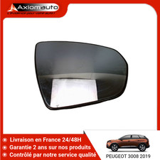 Glace de rétroviseur Peugeot 3008