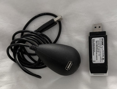 D-Link DWA-140 Wireless N 2.4GHz USB Network WiFi Adapter w/ cradle/dock