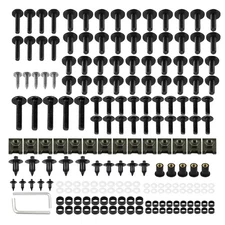 195 Complete Bolt Fairing Kit Body Screws Universal Fit Motorcycle Windshield