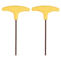 2 Stk. T-Griff InnensechskantschlüSsel 5Mm Gelb, Langer Arm, SechskantschlüSsel