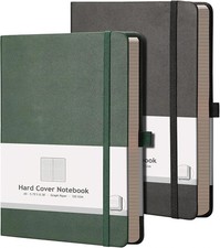 Graph Paper Notebook 2 Pack - A5 Grid Paper Notebook/Journal Hardcover