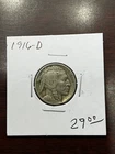 1916-D Buffalo Nickel - Better Grade -