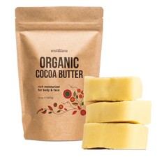 Organic Cocoa Butter Raw Unrefined, Food Grade USDA Certified Organic, for Sc...