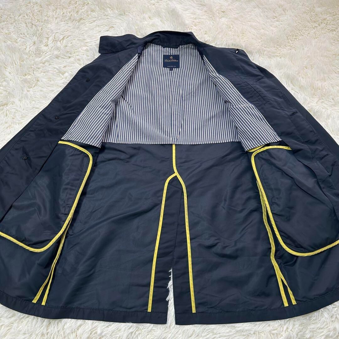 Brooks Brothers Soutien collar Coat S Navy | eBay